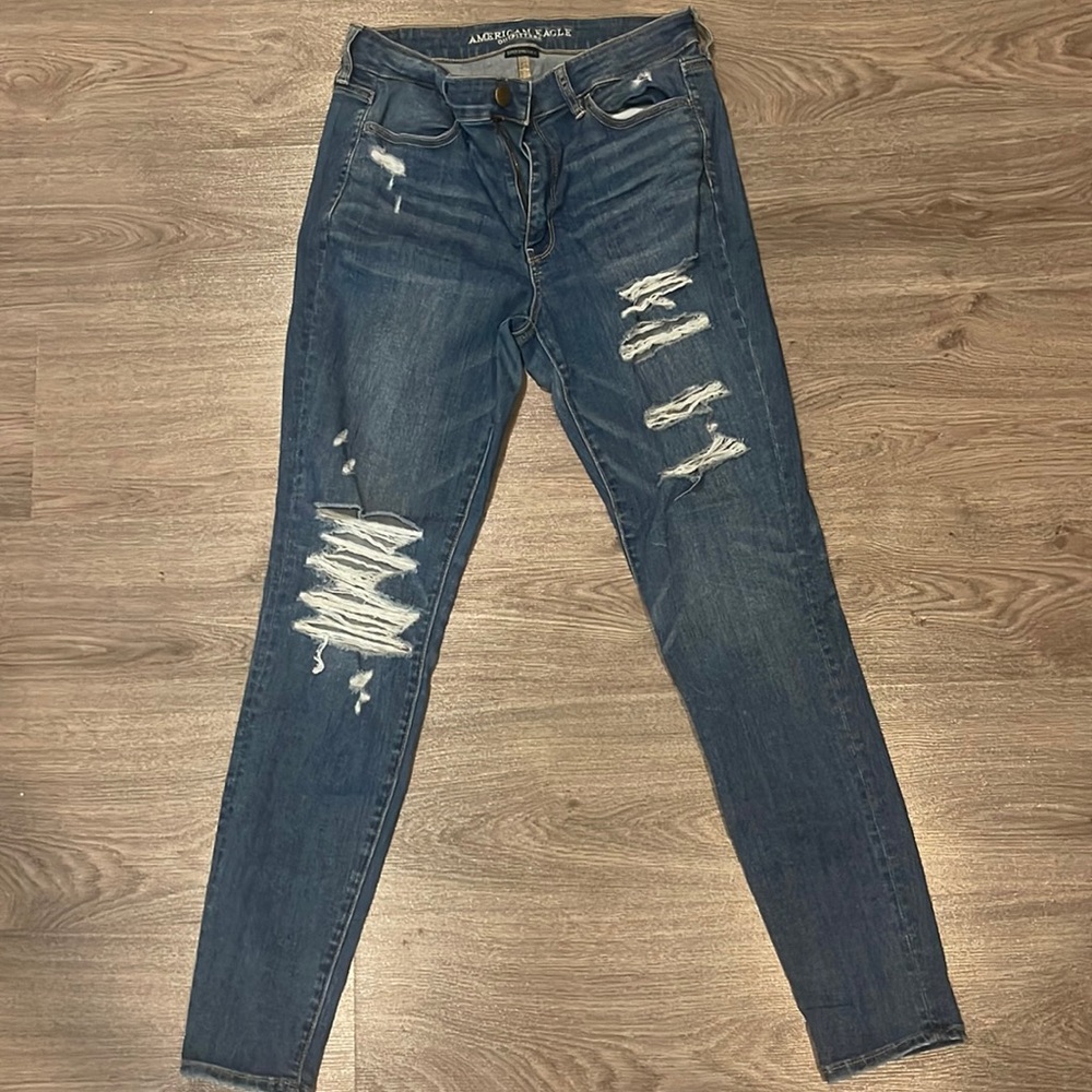 American eagle highrise jeggings 12 long